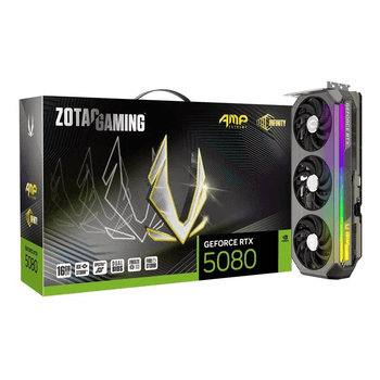 TARJETA GRAFICA ZOTAC NVIDIA RTX 5080 AMP EXTRTEME INFINITY | 16GB GDDR7 | DLSS 4