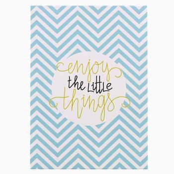 Álbum de fotos TnB Lensy en acordeón 10 x 15 cm azul y blanco