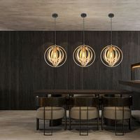 lampara de mesa colgante flame de altura regulable e27 zmh