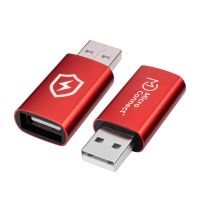adaptador usb a microconnect mc-aaadap-sc safe charge bloqueo de datos rojo