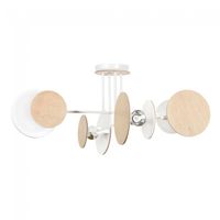 plafon de techo olante blanco 4 luces