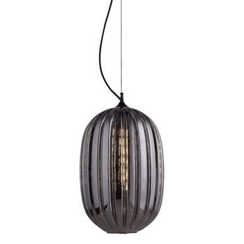 Lámpara Colgante Lumineca Smoky Tuline 35x160 Cm Gris