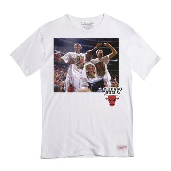 CAMISETA MITCHELL AND NESS CHICAGO BULLS - PIPPEN & HARPER & KUKOC
