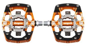 Par de pedales automaticos hope union gc naranja