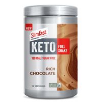 slimfast advanced keto fuel shake rich chocolate