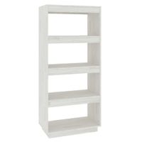 estanteriadivisor de espacios madera pino blanco 60x35x135 cm