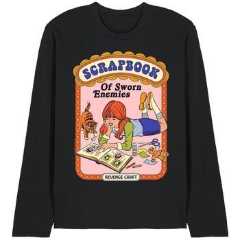 Steven Rhodes Camiseta manga larga Scrapbook Of Sworn Enemies para hombre