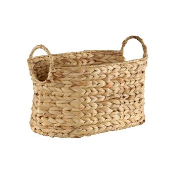 Cesta pequeña de jacinto de agua con asas - a21 cm