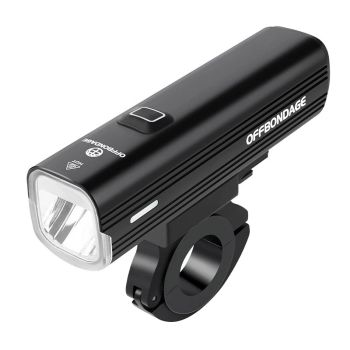 OFFBONDAGE HR3-1000 Luz delantera para bicicleta 1000LM Ligera Impermeable Carga por USB Luz delantera para bicicleta pa