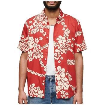 Superdry Camisa manga corta Chemise Hawaïenne Manches Courtes Rouge Homme para hombre