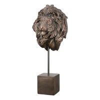 casablanca by gilde figurita decorativa leon antiguo h 51 cm