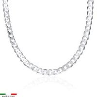 cadena barbada de plata 925 7mm