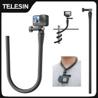 telesin mini soporte de camara de accion para gopro insta360 dji action mini camara pulpo tripode soporte de telefono soporte de clip montaje flexible
