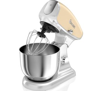 SWAN Retro SP33010CN Stand Mixer - Cream, Cream