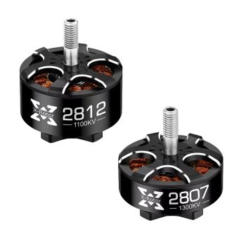 1PC / 4PCS Hobbywing XRotor 2807 1300KV 1500KV 1700KV / 2812 900KV 1100KV Motor sin escobillas M5 para dron FPV de 7 pul