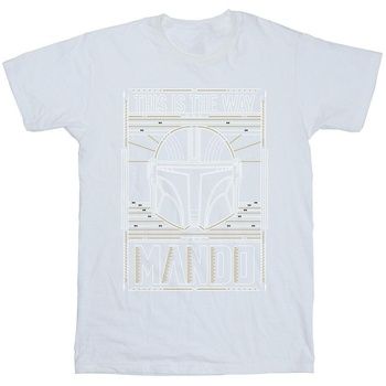 Disney Camiseta manga larga The Mandalorian The Way para niña