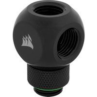 corsair hydro x series xf y-splitter rotary fitting adapter - g14 black black