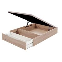 canape abatible flex madera 25 zapatero y tapa 3d 135x190 - natural