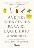 aceites esenciales para el equilibrio hormonal