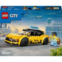 lego city taxi amarillo 60487 122 piezas