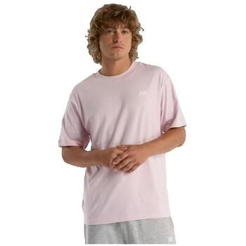 New Balance Camiseta T-shirt New Balance Small Logo Rose para hombre