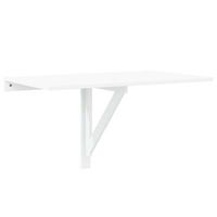 mesa plegable de pared blanco 100x60 cm
