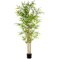 planta artificial bambu 180 cm 7 troncos