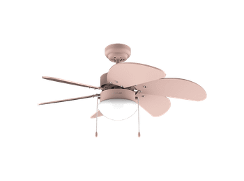 Ventilador de techo - Cecotec EnergySilence Aero 3600 Vision Full Pink, 50 W, Motor cobre, 3 velocidades, 6 aspas y modo invierno/verano, Rosa