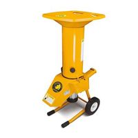 triturador de ramas electrico benza bio 40e  motor 230v 2400w  6 cuchillas fijas  ruedas neumaticas  tolvas superior y lateral