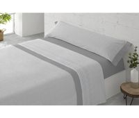 juego sabanas argos polycotton cama 90cm gris