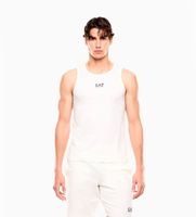 ea7 para hombre 7m000295af10375 camiseta top core identity blanco xxl casual algodon sin mangas  tirantes