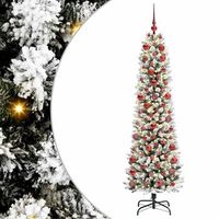 arbol de navidad artificial blanco 180 cm pvc metal y plastico vidaxl