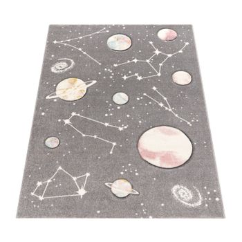 Alfombra infantil Kosmos gris  120x170 cm