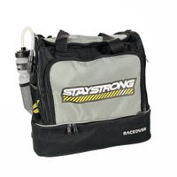 stay strong chevron kithelmet bag - black and grey