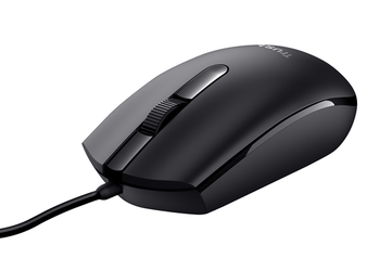 MOUSE OPTICO TRUST BASI USB 3 BOTONES Y RUEDA DE DESPLAZAMIENTO 1200DPI 24271