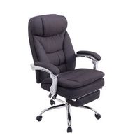 silla de oficina xl troy tela negro 66x65x115 cm clp
