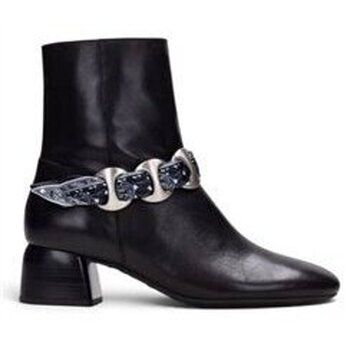 Hispanitas Botines Hispaniats botin pañuelo Varsovia negro para mujer