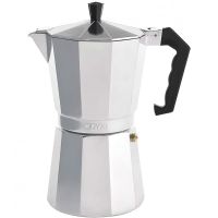 oryx classic cafetera italiana 9 tazas plata