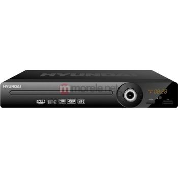 Reproductor DVD Hyundai Negro con USB y escaneo progresivo
