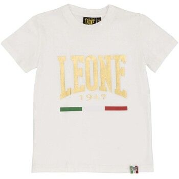 Leone 1947 Tops y Camisetas Boy T-Shirt Short Sleeves Gold Boy para niño