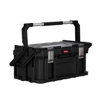 keter 238275 voladizo combinado caja de herramientas 22 pulgadas de ancho para la organizacion negro