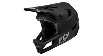 Casco de ciclismo fly racing rayce negro