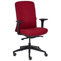 silla de oficina ergonomica respaldo ajustable asiento deslizante reposabrazos ajustables soporte lumbar rojo oscuro kamilon