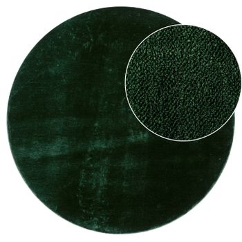 Alfombra Calissa verde 80 cm redondo