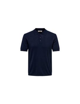 Polo Only & Sons Onswyler Life Reg 14 Ss Knit Stormy Weather Hombre
