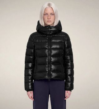 Save The Duck para mujer. D31470W-LOVE23 Chaqueta acolchada Cosmary negro (L), Casual, Sostenible, Nylon reciclado