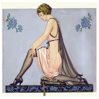 legendarte - cuadro lienzo impresion digital - holeproof hosiery company ad - c coles phillips - decoracion pared cm 50x50