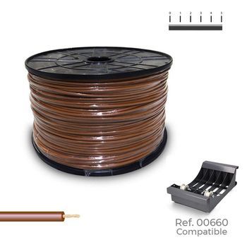 Cable Eléctrico Multi-core H07z1-k Marrón 1,5 Mm - 500 M