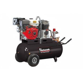 Compresor De Gasolina 100 L De 14 Bar - Motor Honda Gx270 De 9 Hp - Unidad