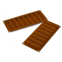 silikomart molde de chocolate de silicona de 8 barras - 36184770065